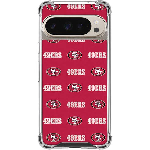 NFL San Francisco 49ers Blitz Series Pixel 9/9 Pro Clear Case